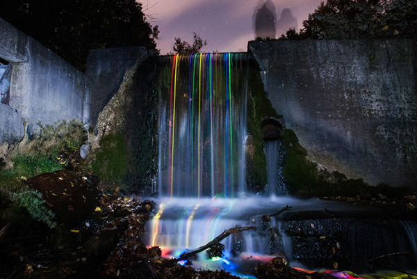 Glow Stick Waterfall