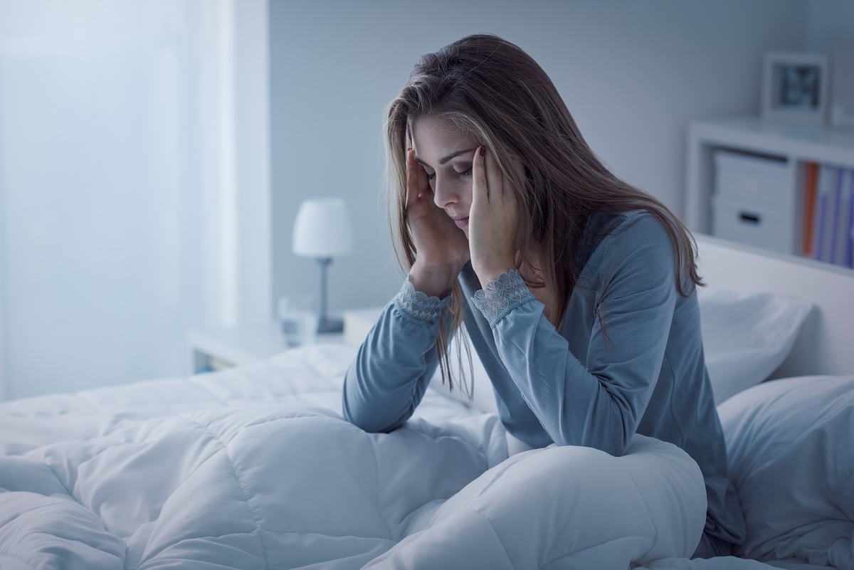 Why is it bad to sleep with blue lights on?