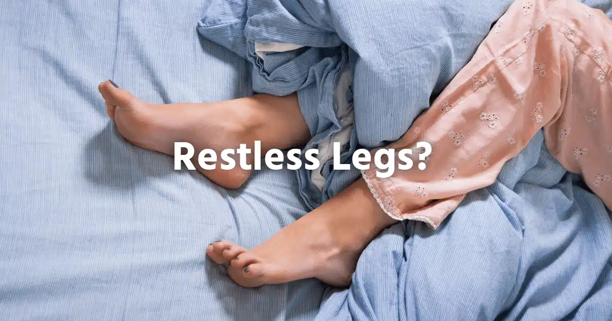 How to get rid of restless legs while trying to sleep?