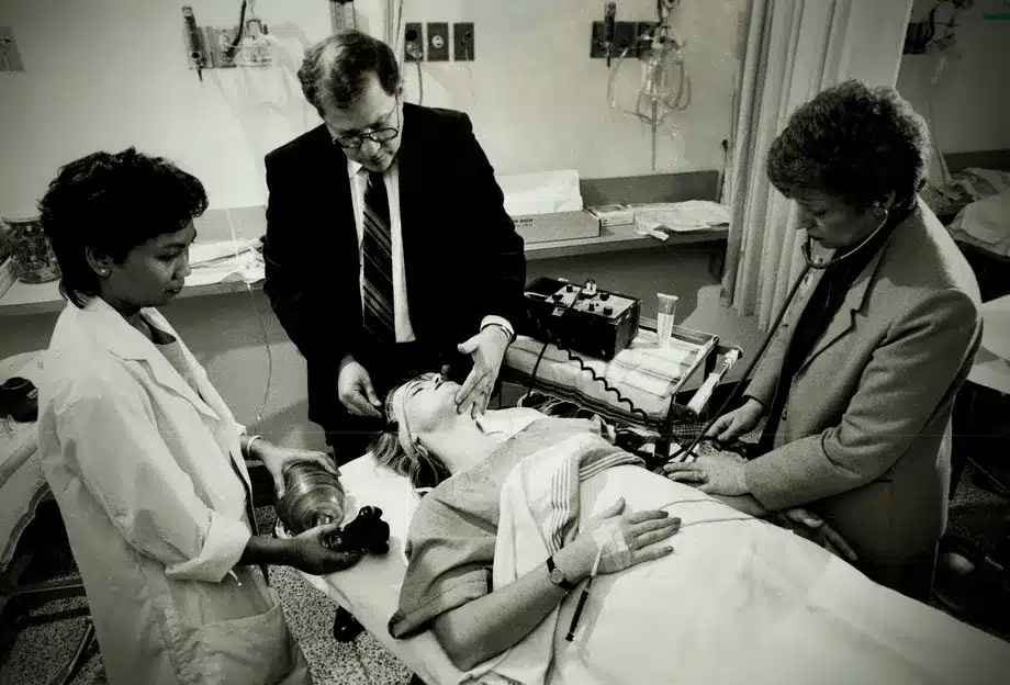 From early years of electroshock therapy