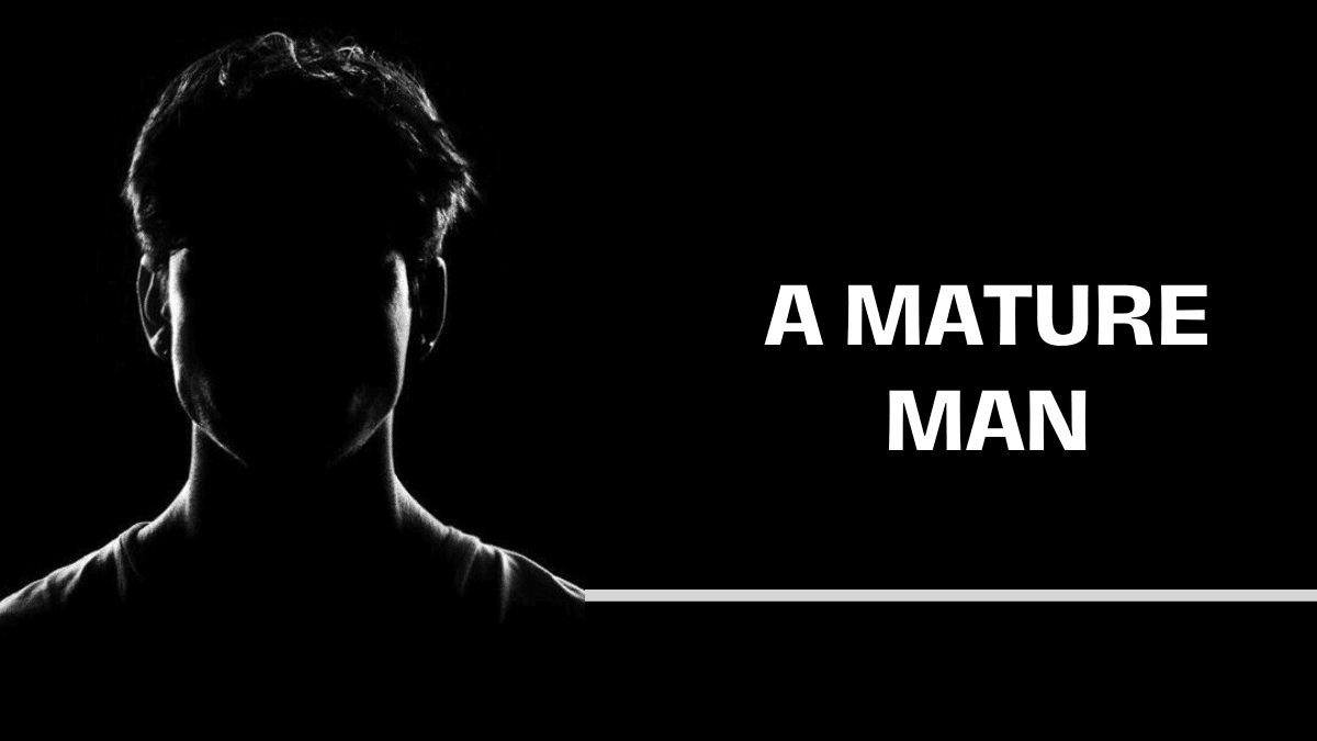 a mature man