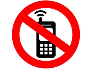 no mobile phone