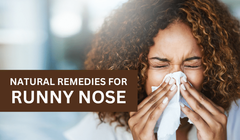 Natural Remedies For A Runny Nose